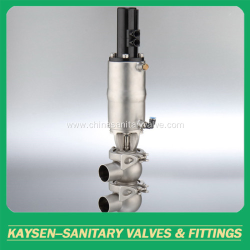 3A Sanitary diversion valve Pneumatic double seat